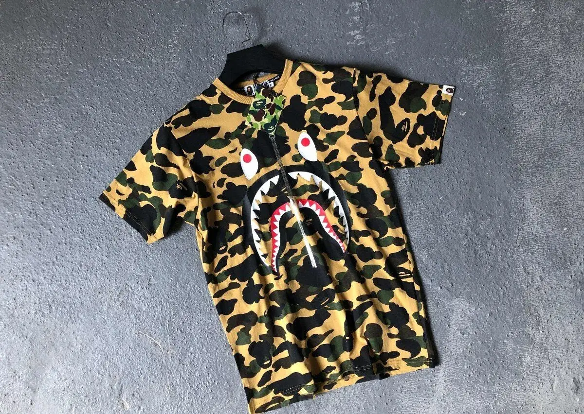Bape Tee Žlté