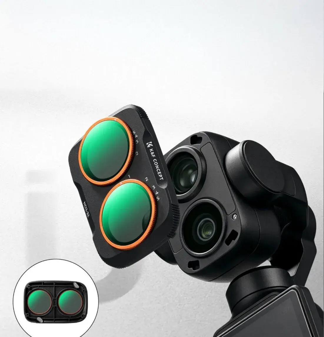 K&F Concept ND2-32 filter pre DJI OSMO Pocket 4P