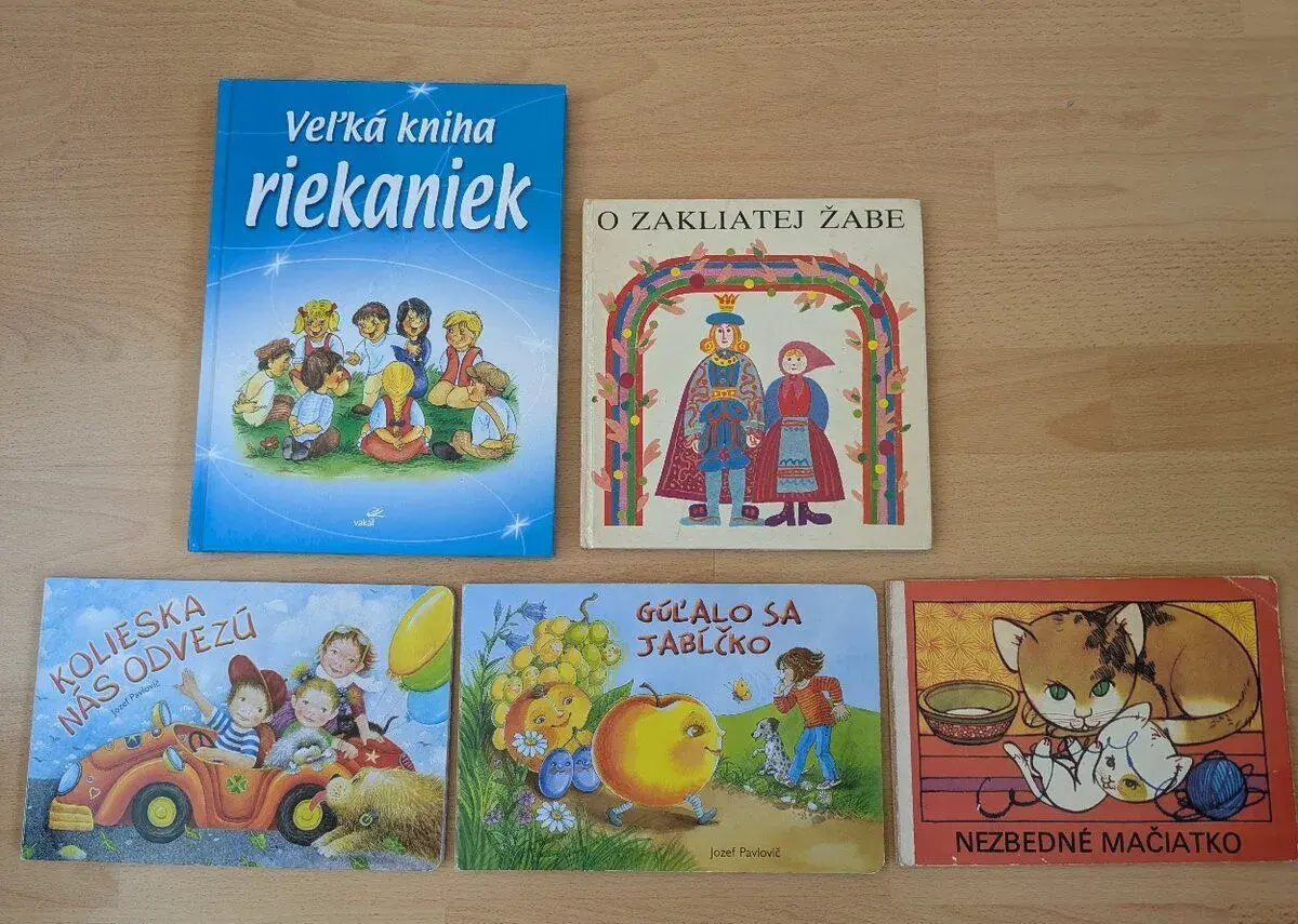 Knižky pre deti a leporelá