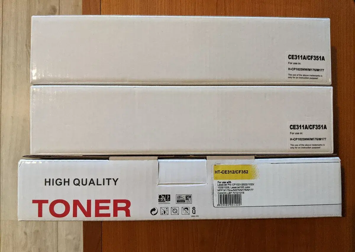 Tonery/Cartridge(3ks) CE311A/CF351A,CE312/CF352