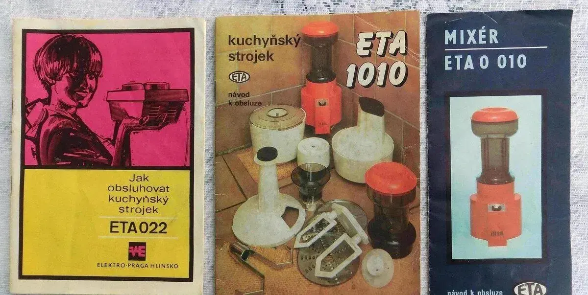 Kuchynský robot ETA 0010, 012, 022, ETA Mira