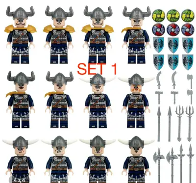 Rôzne sety Vikingov + NAPOLEON - typ lego - nové