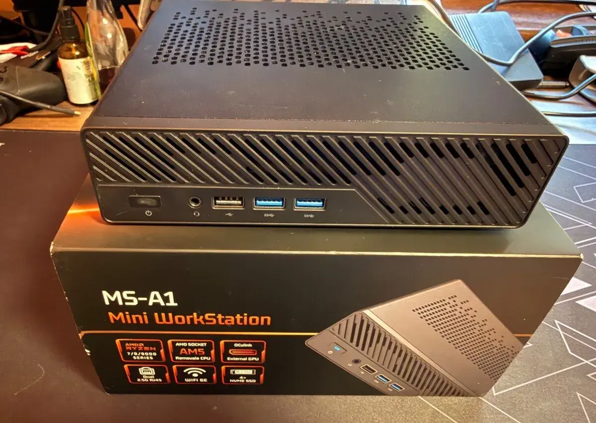 MinisFormum MS-A1 + 64 gb ram + Ryzen