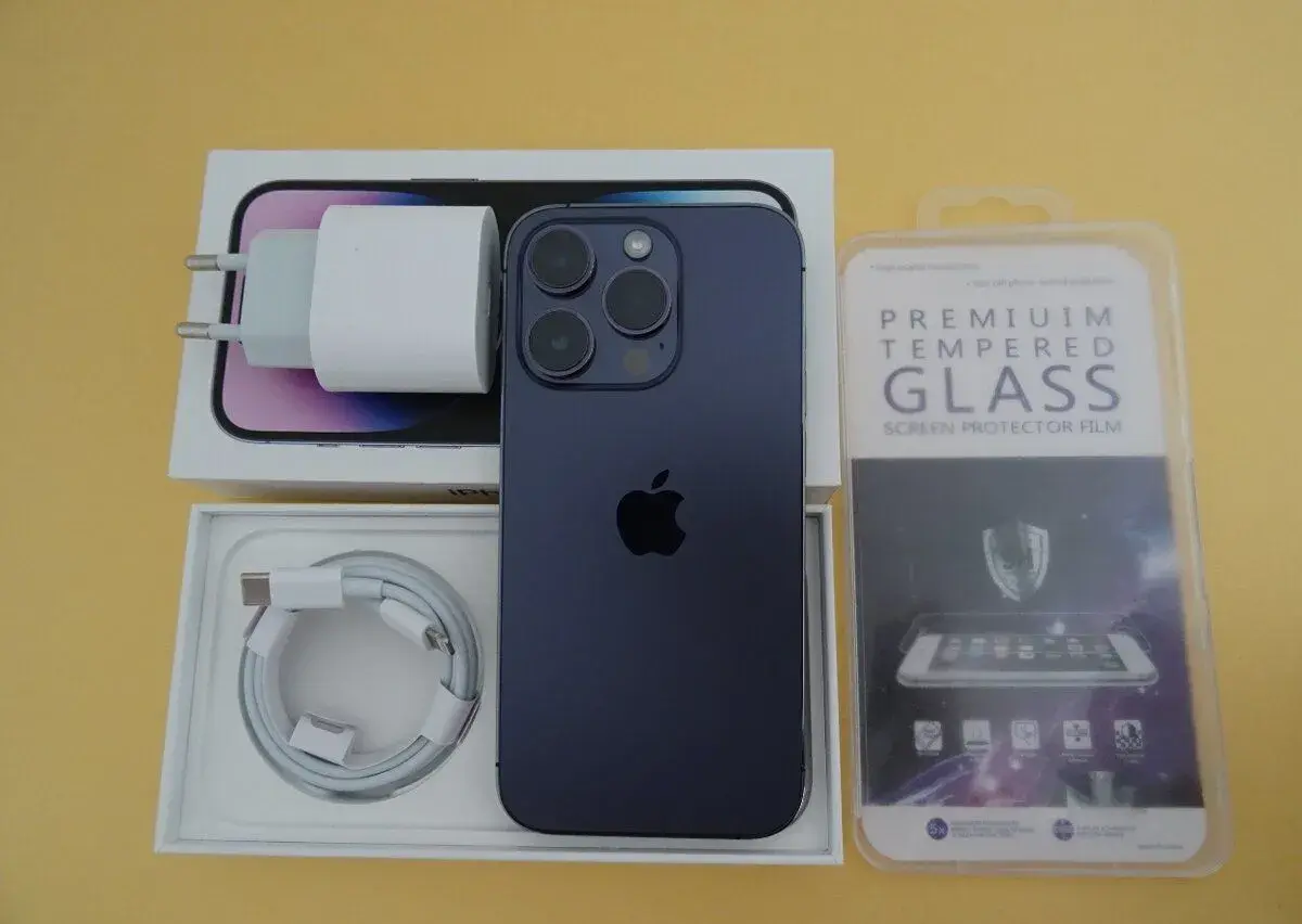 iPhone 14 PRO 128GB PURPLE - ZÁRUKA 1 ROK - 100% BATERIA