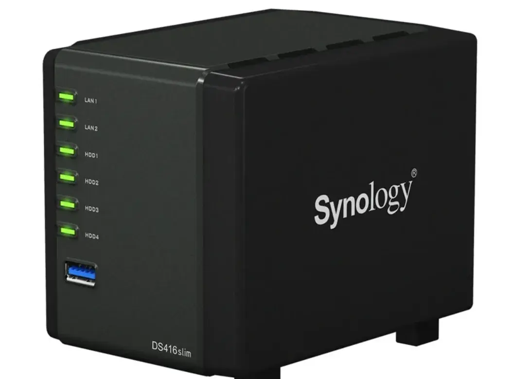 Synology DS416slim + 4× 4TB Samsung SSD – 16TB