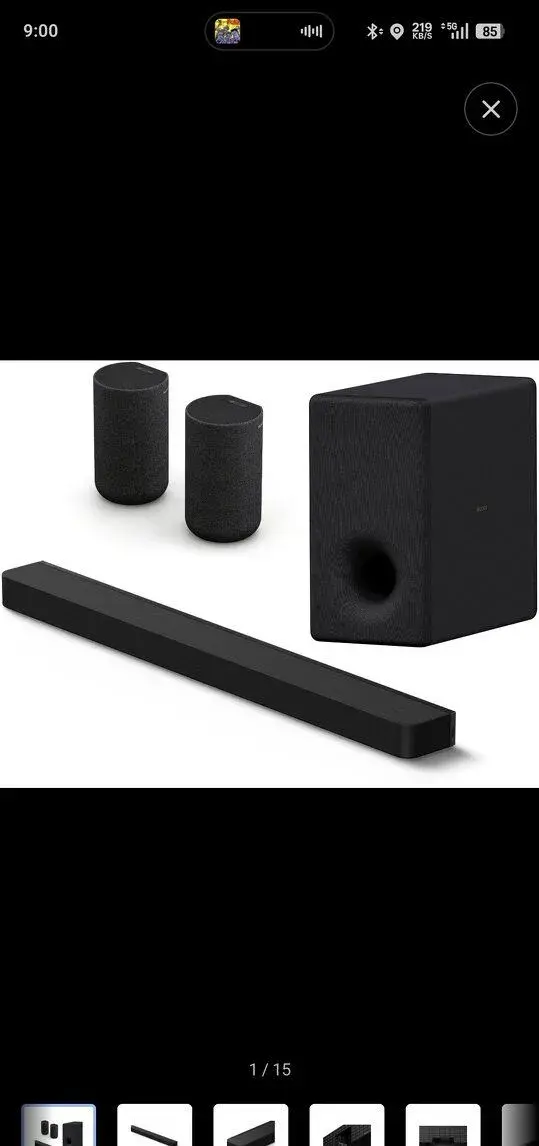 Sony BRAVIA Theatre Bar 9 + SA SW3 a SA RS5