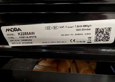 Kombinovaný sporák MORA K 2255 AW – V ZÁRUKE