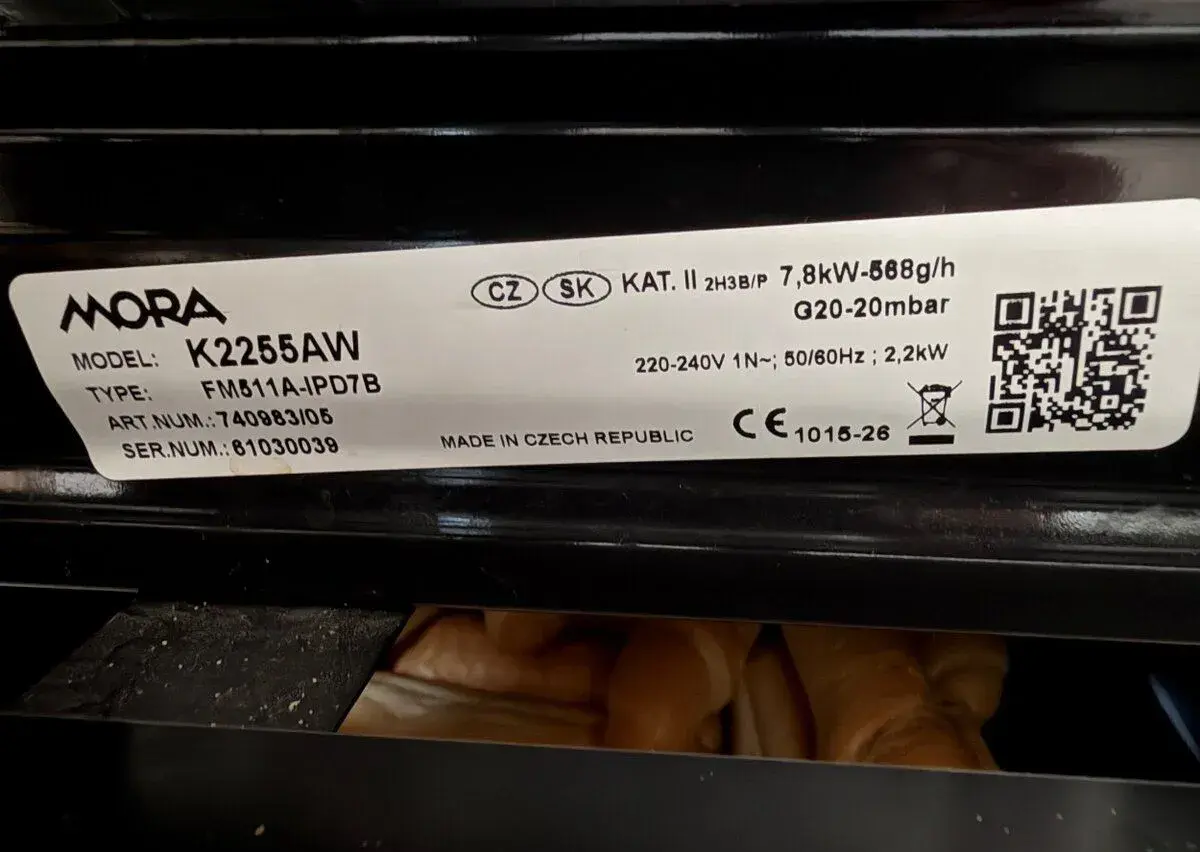 Kombinovaný sporák MORA K 2255 AW – V ZÁRUKE