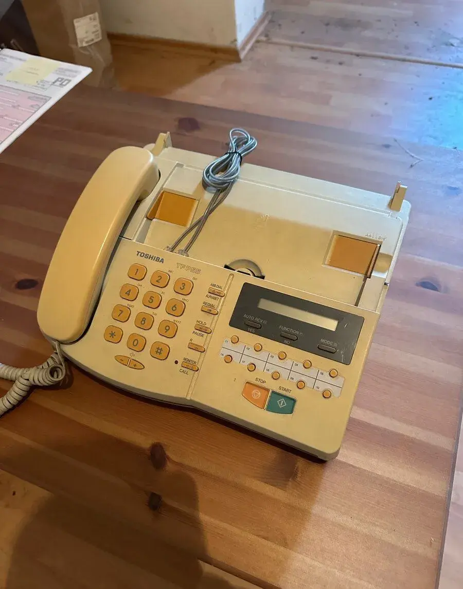 Retro fax Toshiba TF P55