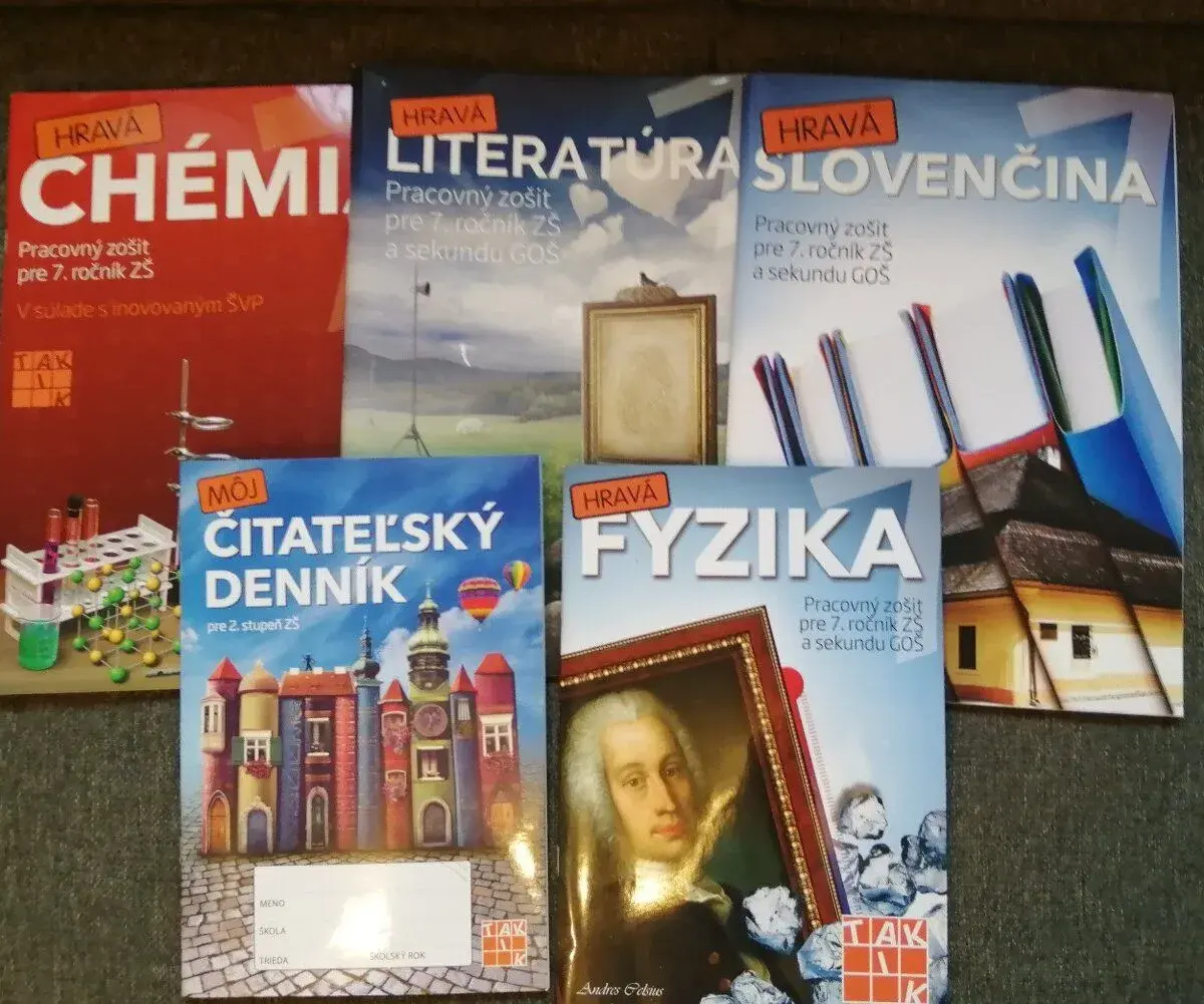 Hráva Fyzika, Chémia, Slovenčina, Literatúra, Čitateľský