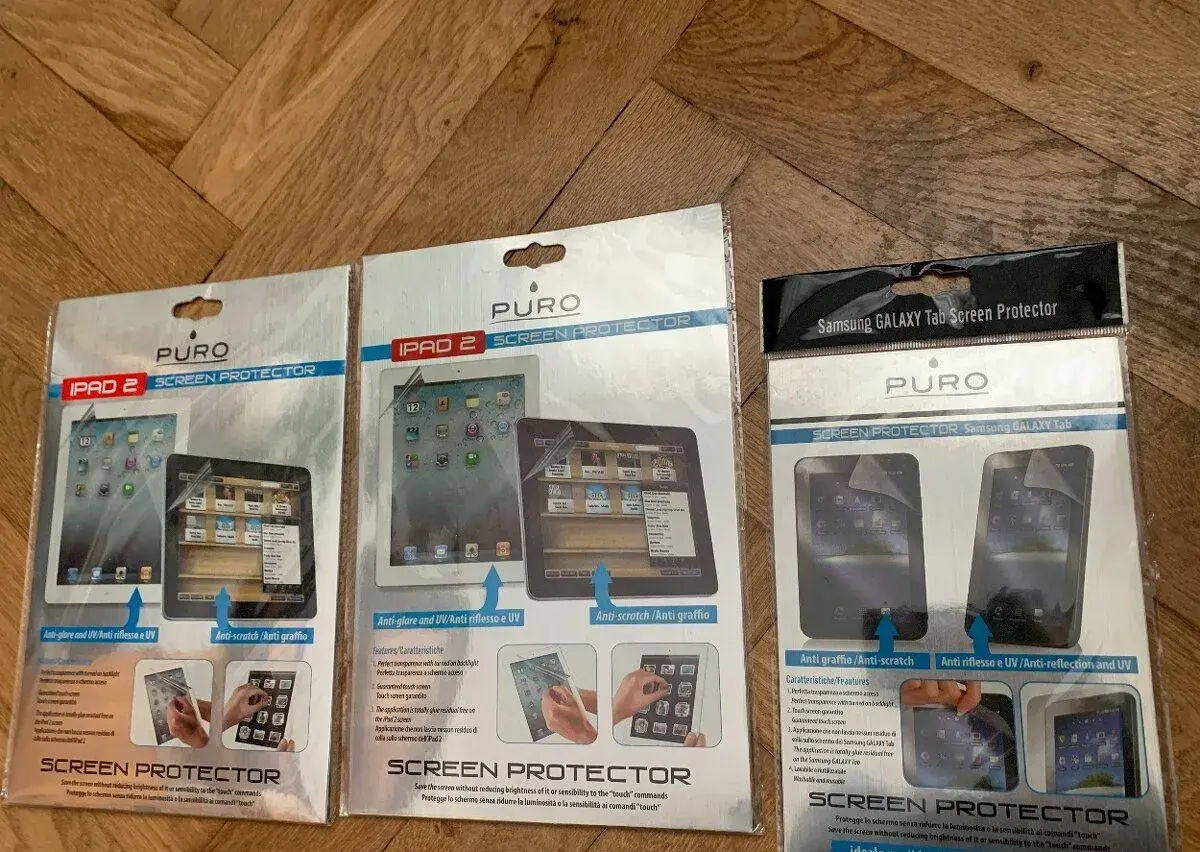 Ochranné fólie Puro na Samsung Galaxy Tab a iPad