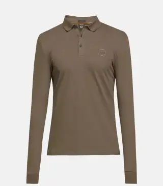 Polokošeľa s dlhým rukávom BOSS Orange Passerby - slim fit