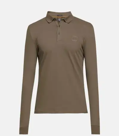 Polokošeľa s dlhým rukávom BOSS Orange Passerby - slim fit