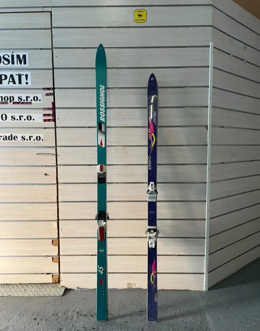 2 x Retro Lyže / Rossignol & TecnoPro