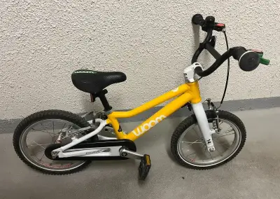 Detský bicykel Woom 2 (14"), žltý