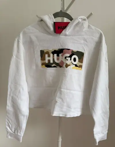 Biela mikina Hugo veľ. M