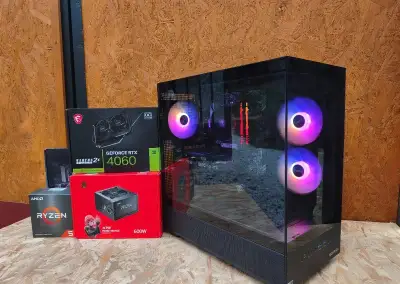 HERNÝ PC Ryzen 5 5500 | 16GB | 512GB NVMe | RTX 4060