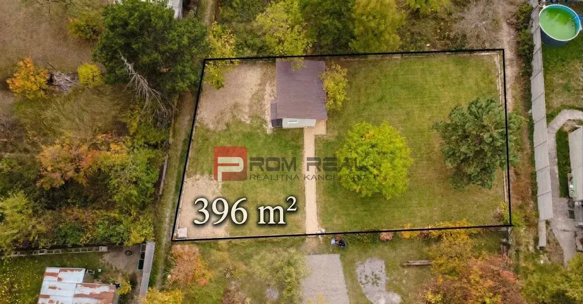 Slnečná záhrada 396 m² s chatkou – Bratislava, Ra