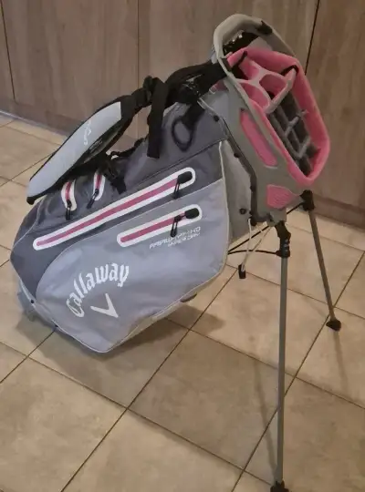 Callaway Fairway 14 HD Stand Bag Charcoal/Silver/Pink