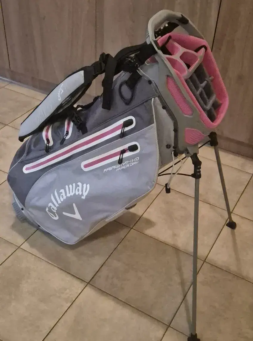 Callaway Fairway 14 HD Stand Bag Charcoal/Silver/Pink