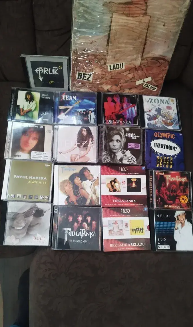 Cd, LP Tublatanka, Habera, Zóna a Olympic bez ľadu a skladu,