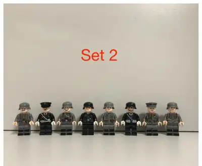 Rôzne sety vojakov 5 + doplnky - typ lego - nové