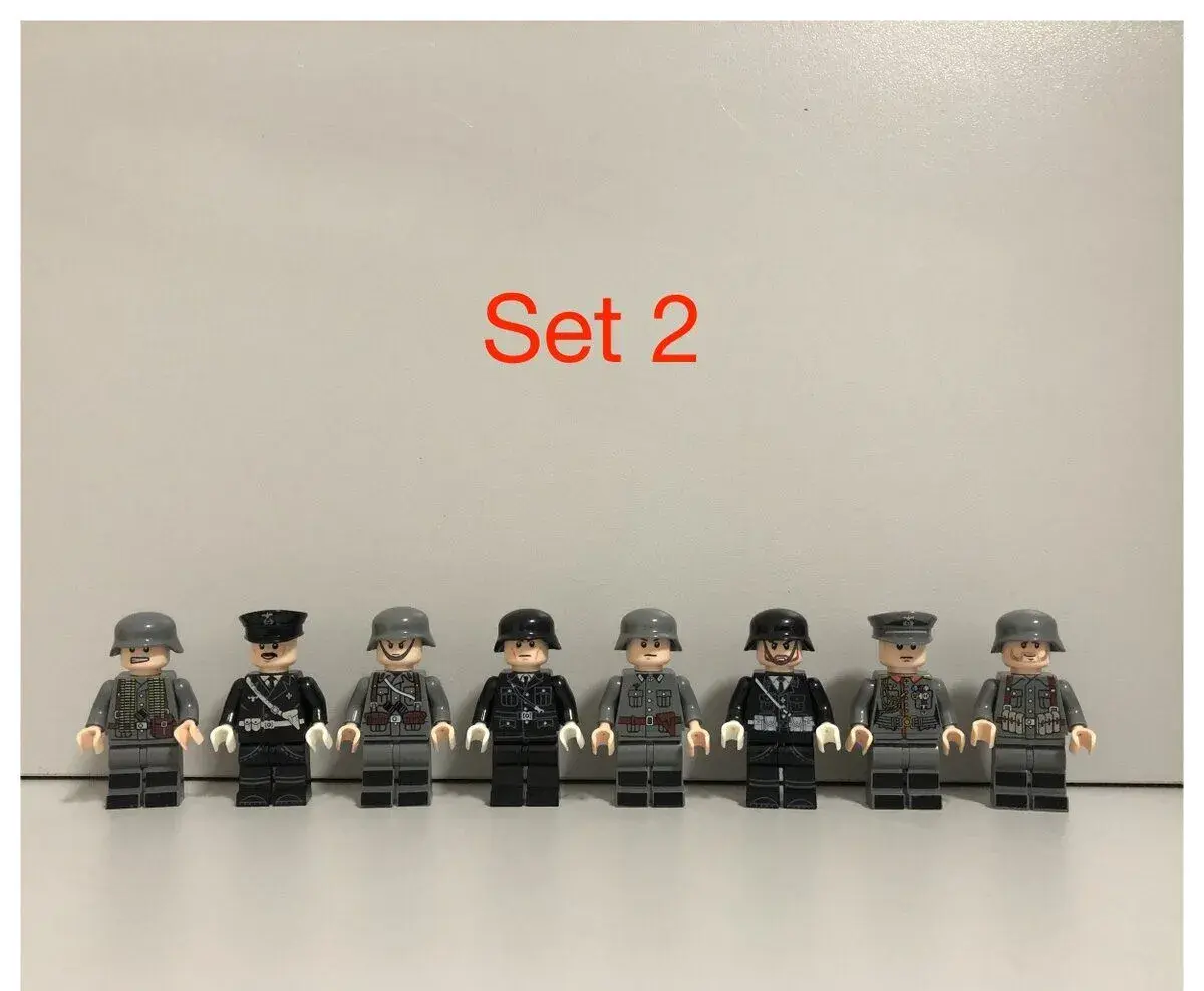 Rôzne sety vojakov 5 + doplnky - typ lego - nové