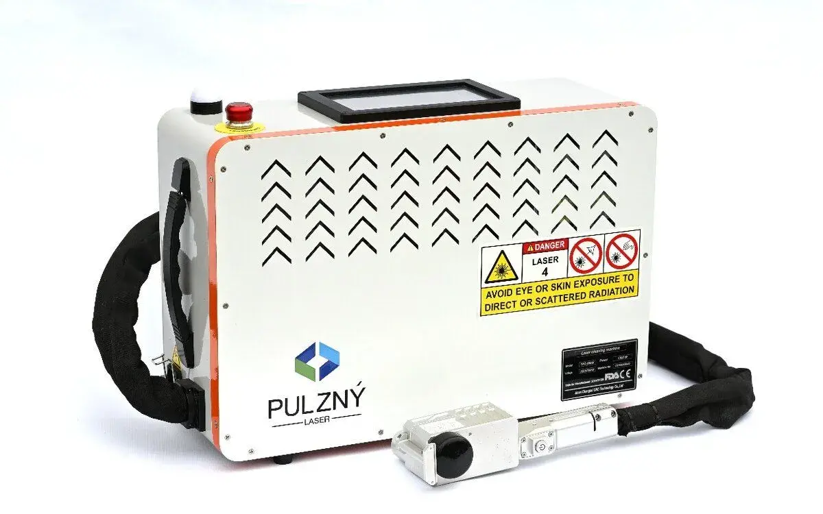 Pulzný Laser,prenosné prevedenie,výkon laseru 50/200W