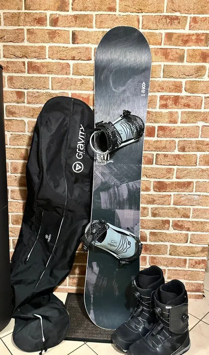 Snowboard set Gravity 162W + topánky Eu 46