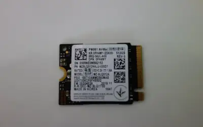 512GB SSD SAMSUNG PM991 NVMe