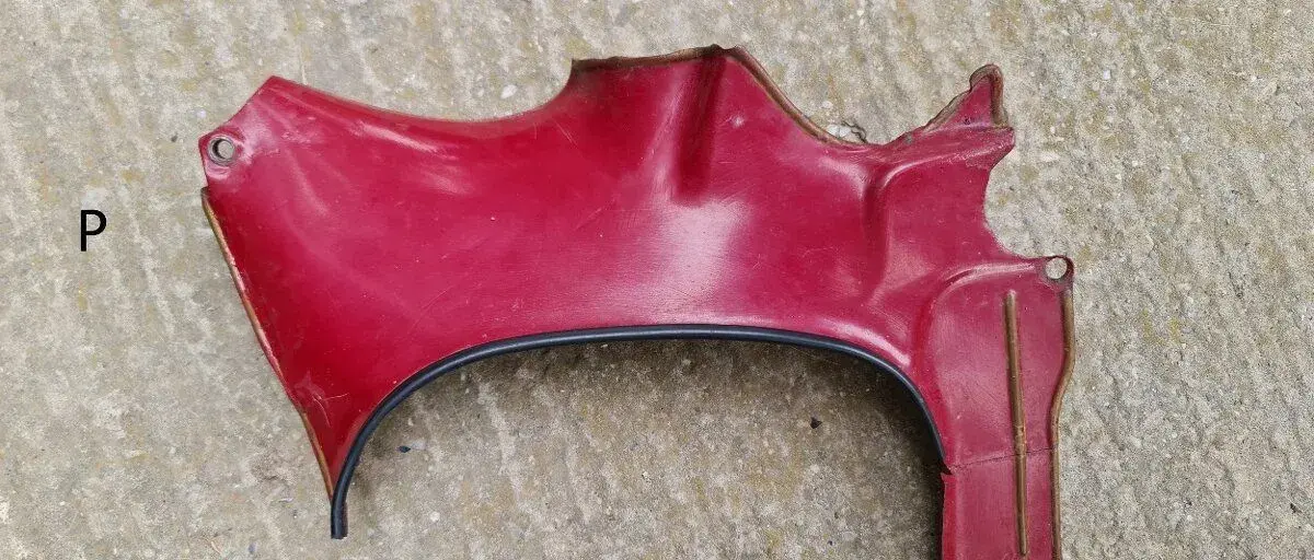Podsedlový bočný plech ľavý a pravý - JAWA ČZ 175 / 356