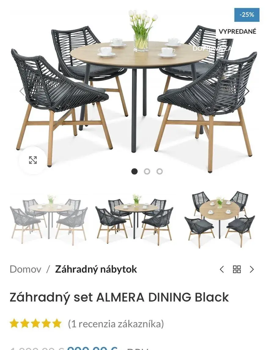 Balkonove - zahradne stolicky ( poly ratan, hlinik)
