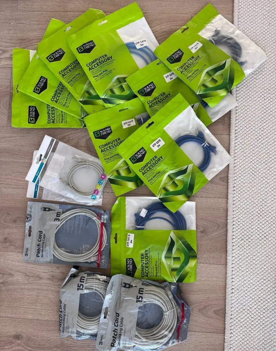 Káble cat6 cat5