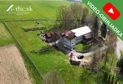 FUNGUJÚCI PENZIÓN S POZEMKOM 8000M2 POD DUKLOU - KRUŽĽOVÁ