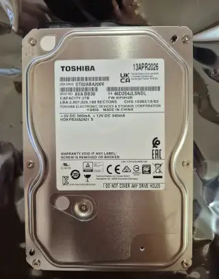 HDD 3,5" 2TB TOSHIBA NEPOUŽITÝ