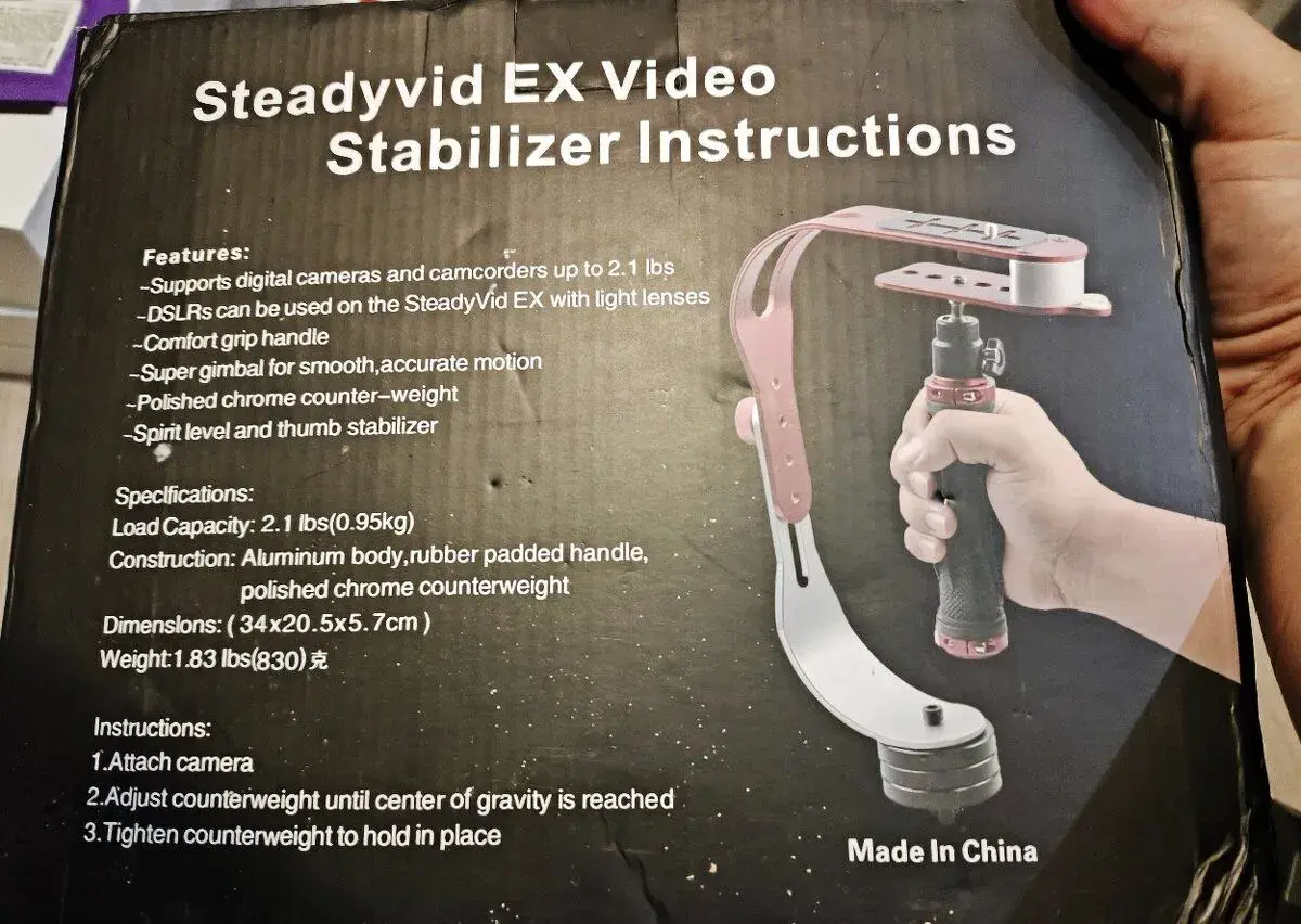 Stabilizator Steady cam - novy