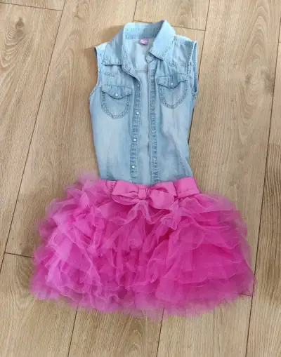 Krásna cyklámenova tutu sukňa