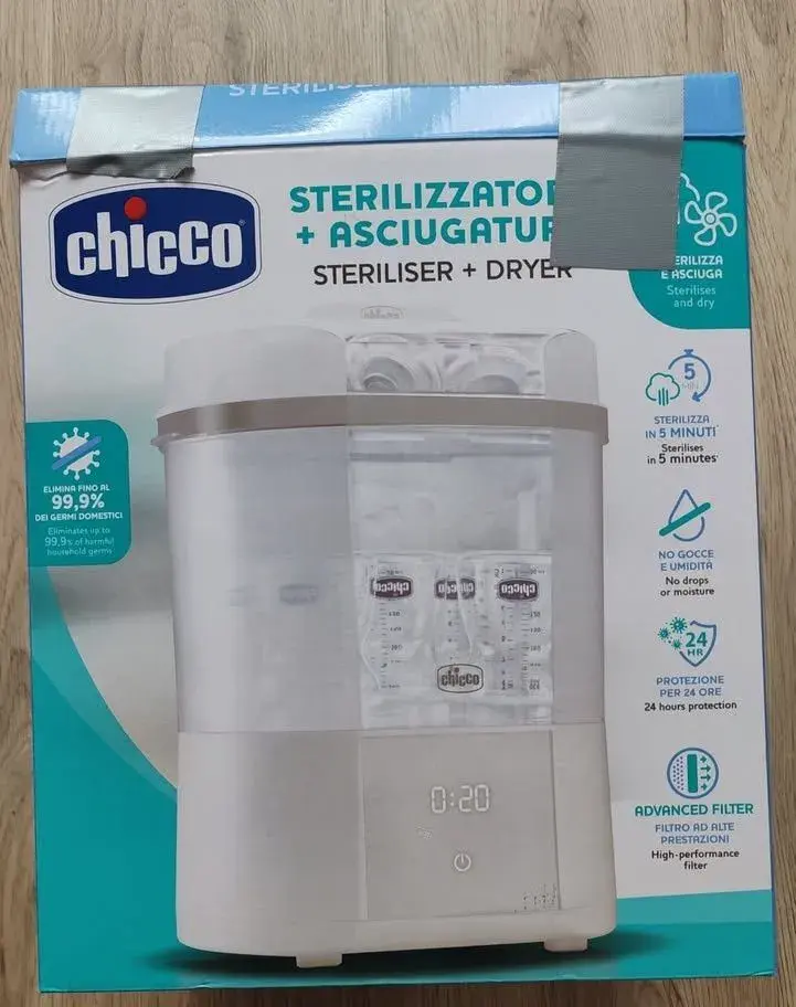 Chicco elektrický sterilizátor vrátane sušenia