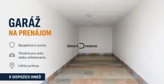 NA PRENAJOM - Garáž na ulici J.Švermu