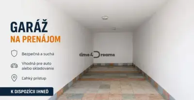 NA PRENAJOM - Garáž na ulici J.Švermu