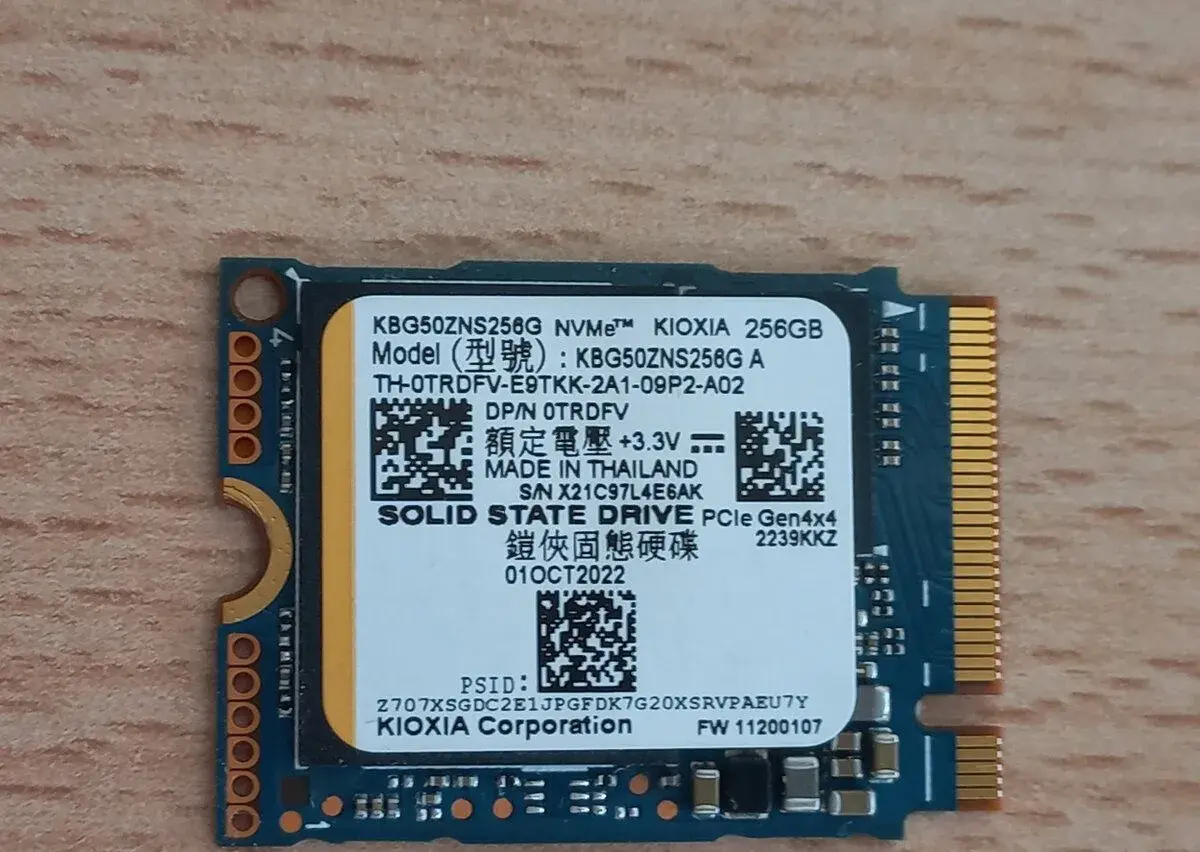SSD 256GB M.2 PCIe KIOXIA 2230 30mm