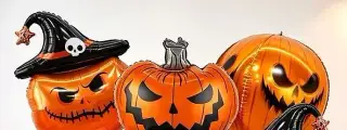 halloweenské balony 3 kus