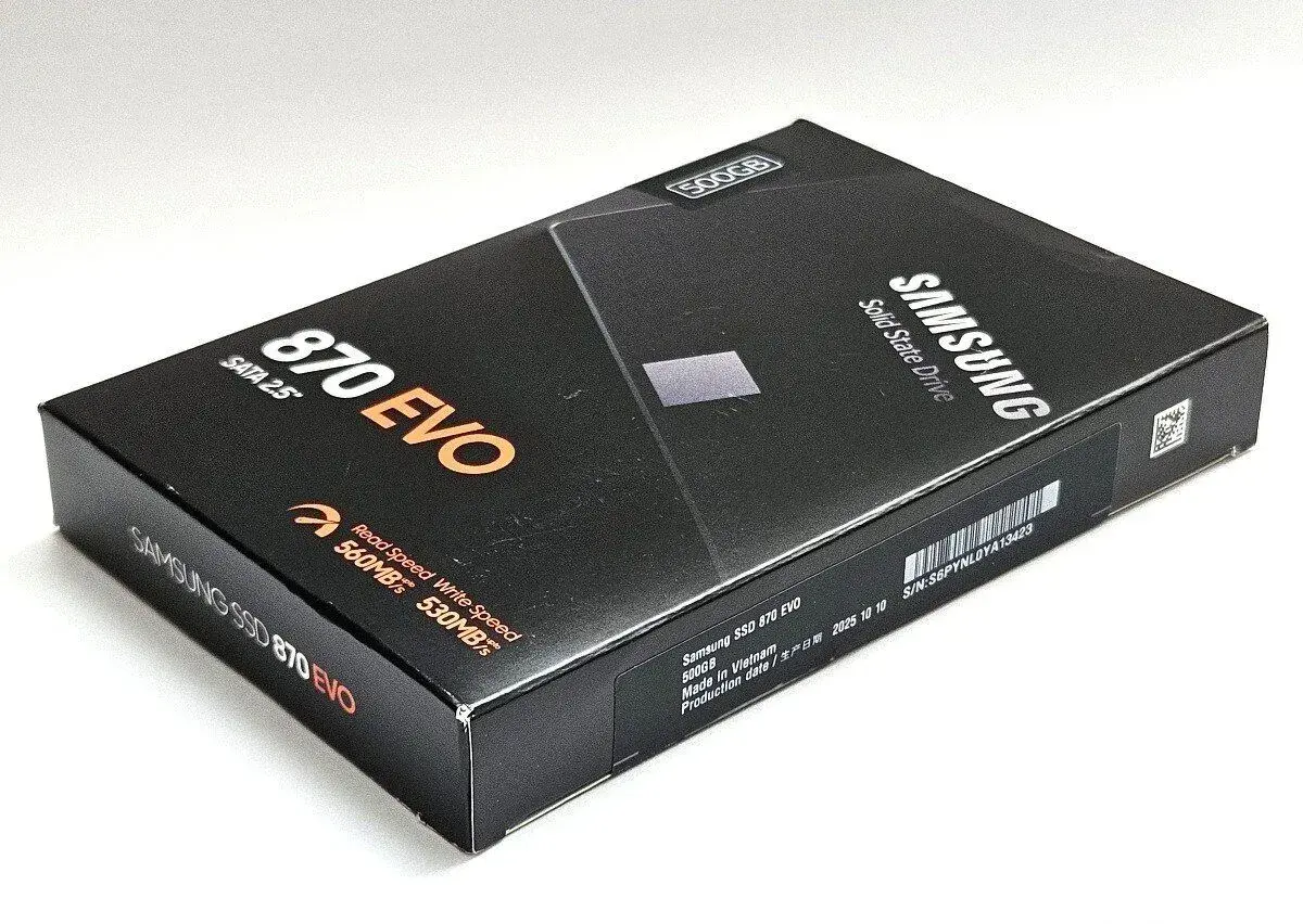 Samsung 870 EVO 500GB 2.5" SSD SATA3