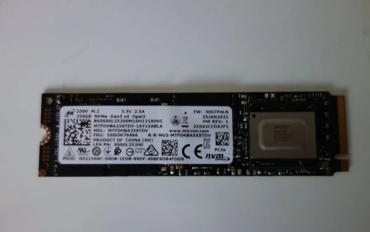 256GB SSD MICRON 2300 NVMe