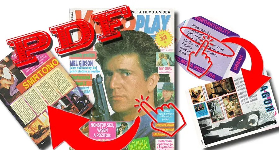 VIDEO PLAY 1993/1,2 - Filmový časopis PDF / RARITA