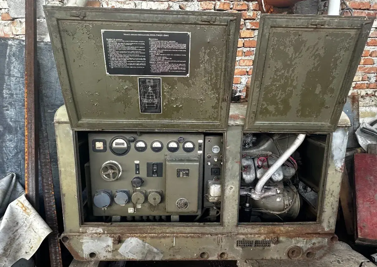 Elektrocentrála TATRA T603C – ZG61, 30 kVA, 400 V, ČSĽA, voj