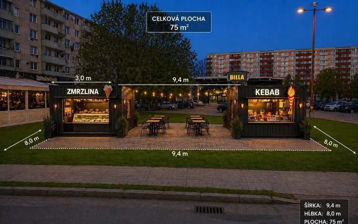 Gastro prevadzky, nové na prenájom. Top pozicia, na Sídlisku