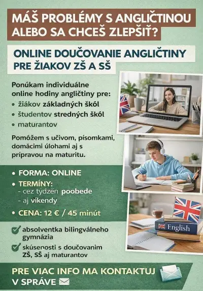 Doučovanie angličtiny