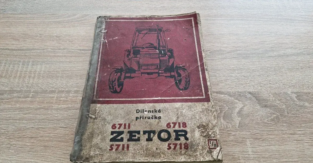 Originál - Dielenská príručka Zetor 5711, 5718, 6711, 6718