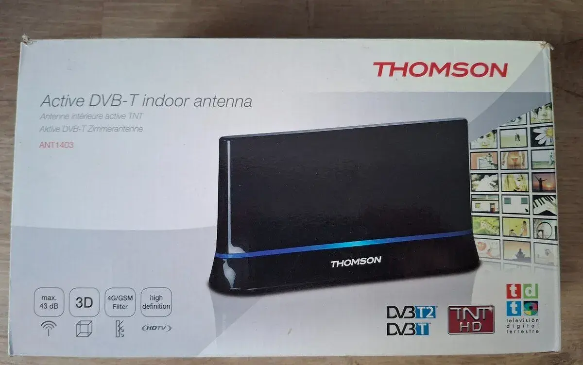 Výkonná aktívna izbová anténa Thomson DVB -T/T2